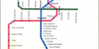 Kairos tunnelbana karta