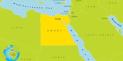 Huvudstaden i egypten karta