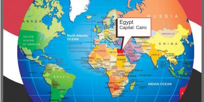 Kairo plats på världskartan