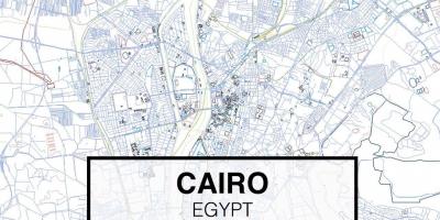 Karta över kairo dwg
