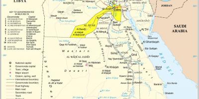 Karta över större kairo