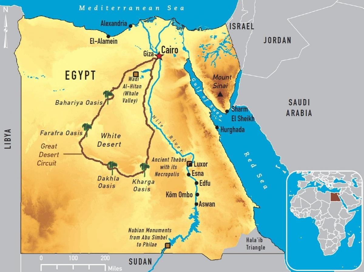 kairo karta världen