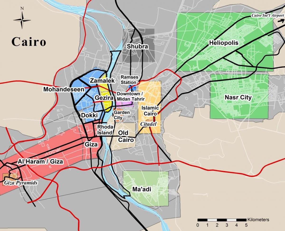 Karta över kairo dokki