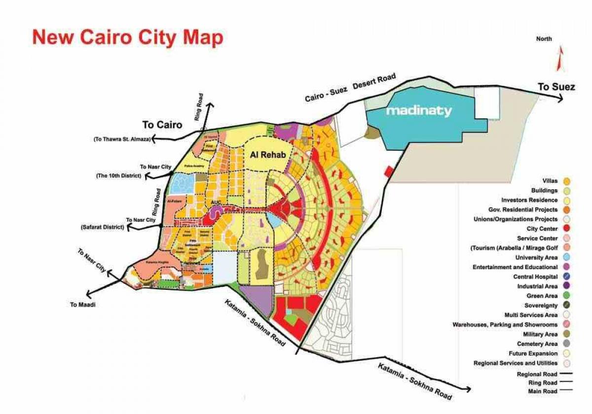 new kairo föreningar karta